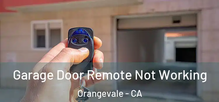  Garage Door Remote Not Working Orangevale - CA
